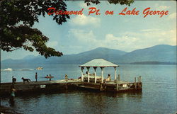 Diamond Point on Lake George New York Postcard Postcard