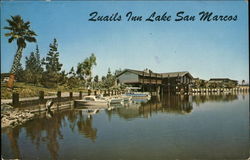 Quails Inn Lake San Marcos, CA Postcard Postcard