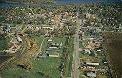 Spirit Lake From the Air Iowa Postcard Postcard