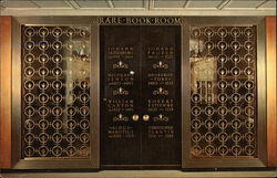 Detroit Public Library - Rare Book Room Postcard