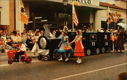 Fiesta Time - Children's Costume Parade Postcard