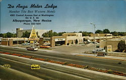 De Anza Motor Lodge Albuquerque, NM Postcard Postcard