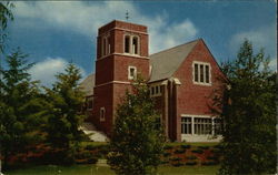 The Alumni Memorial Chapel at Michigan State College Postcard