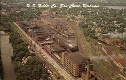 U.S. Rubber Co Eau Claire, WI Postcard Postcard