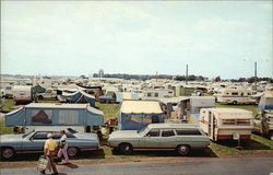 Experimental Aircraft Association - Tent City, Wittman Field Oshkosh, WI Postcard Postcard