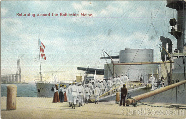 Returning Aboard The Battleship Maine Boats, Ships