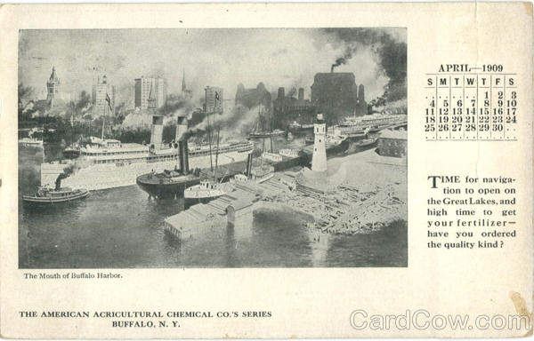 The Mouth Of Buffalo Harbor New York