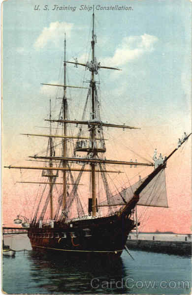 U. S. Training Ship Constellation Boats, Ships