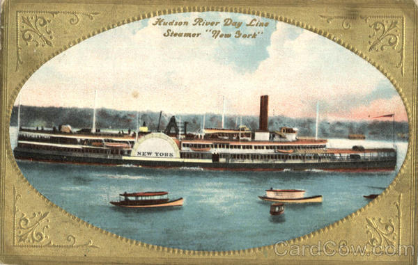 Hudson River Day Line Steamer New York Steamers