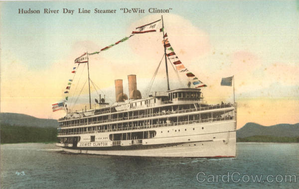 Hudson River Day Line Steamer Dewitt Clinton Steamers