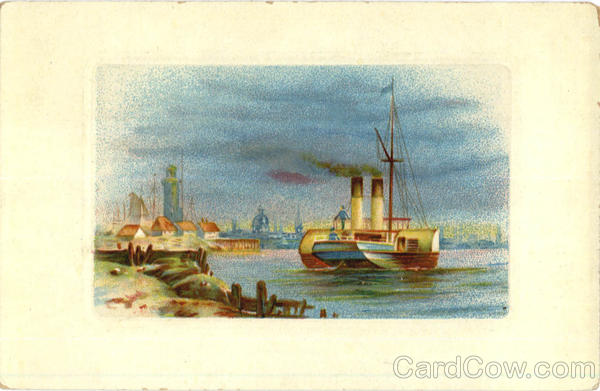 Harbor Scene Boats, Ships