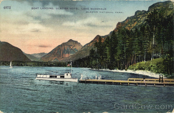 Boat Landing At New Pier, Glacier National Park