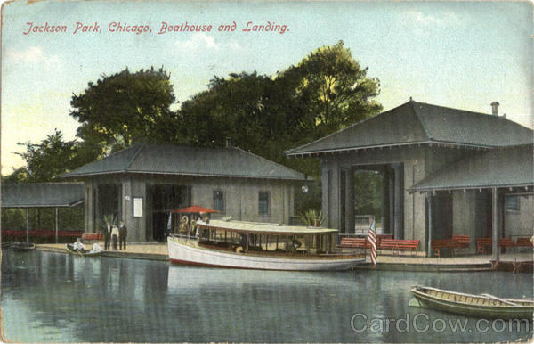 Boathouse And Landing, Jackson Park Chicago Illinois