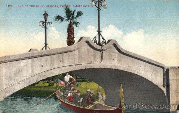 One Of The Canal Bridges Venice California