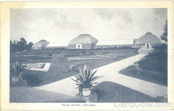 Park Scene Chicago Illinois