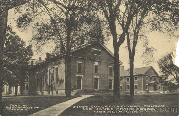 First Congregational Church And James Brand House Oberlin Ohio