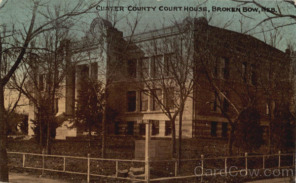 Custer County Court House Broken Bow Nebraska