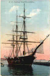 U. S. Training Ship Constellation Postcard
