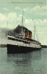 Niagara Navigation Co.'s Steamer Cayuga Postcard