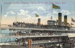 Excursion Steamer Tashmoo Postcard