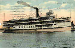 Steamer Americana Postcard