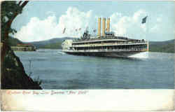 Hudson River Day Line Steamer New York Postcard