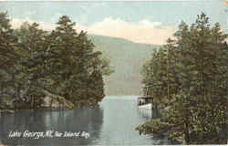 Tea Island Bay Lake George, NY Postcard Postcard