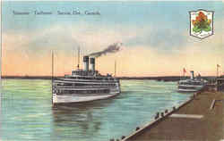 Steamer Tashmoo Sarnia, ON Canada Ontario Postcard Postcard