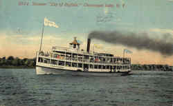 Steamer City Of Buffalo Chautauqua Lake, NY Postcard Postcard