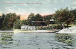 Passenger Launch Seabird Postcard