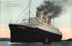 SS Statendam Holland-American Line Postcard