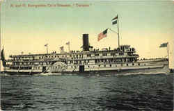 R. And O. Navigation Co.'s Steamer Toronto Postcard