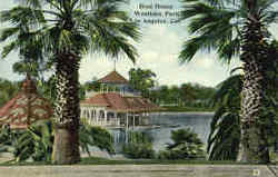 Boat House, Westlake Park Postcard