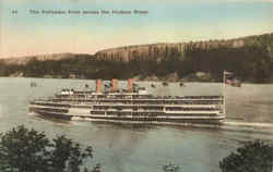 The Palisades From Across The Hudson River New York Postcard Postcard