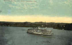 Excursion Steamer, Ohio River Postcard