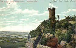 Castle Craig Hubbard Park Meriden, CT Postcard Postcard