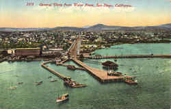 General View From Water Front Postcard