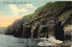 Caves Of Jolla Postcard