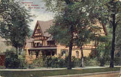 Residence N. G. Moore Oak Park, IL Postcard Postcard