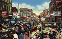 Maxwell Street Market Postcard