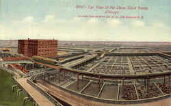 Bird's Eye View Of The Union Stock Yards Postcard