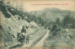 Giant Kentucky Mountaineer's Rapid Transit Line Postcard