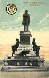 Henry W. Grady Monument Postcard