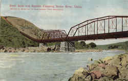 Steel Span And Syphon Crossing Snake River Scenic, ID Postcard Postcard