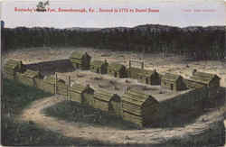 Kentucky's First Fort, Boonesborough Postcard