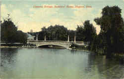 Cement Bridge, Soldiers Home Postcard
