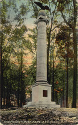 John Brown Monument Akron, OH Postcard Postcard