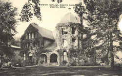 Baldwin Cottage, Oberlin College Ohio Postcard Postcard