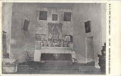 Interior View Of Rosario Church Santa Fe, NM Postcard Postcard