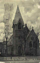 St. John's Episcopal Church, Broadway and Royden St. Camden, NJ Postcard Postcard